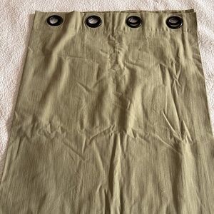 Restoration Hardware - Curtain - 50x84 - Single Panel w/Eye Sockets - Khaki Grn